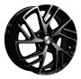 Легковой диск Khomen Wheels KHW1722 6,5x17 5x114,3 ET40 64,1 Black-FP