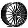 Легковой диск Skill Wheels SL148 10x21 5x112 ET44 66,6 графит + полированные спицы